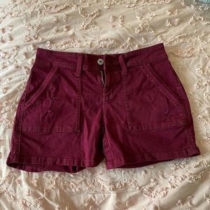ARIZONA BURGUNDY JUNIOR SHORTS